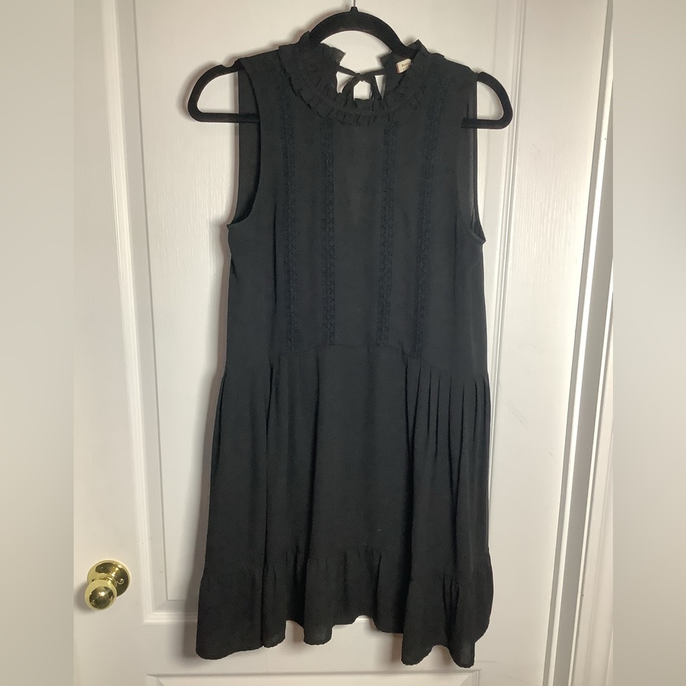 Sunday Best sleeveless boho dress with lace and ruffles